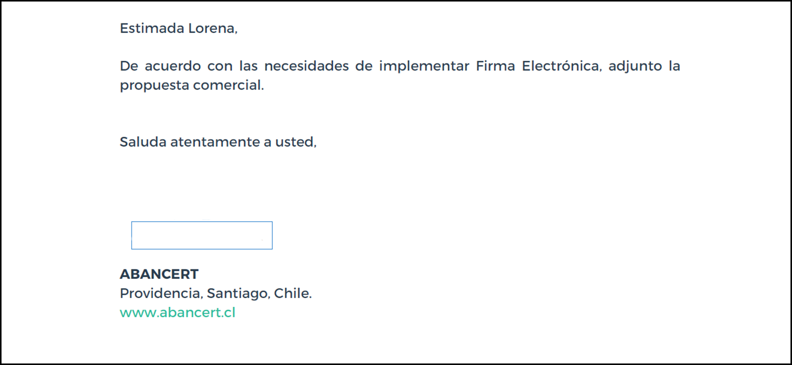 Ubique la representación de la firma en el documento PDF