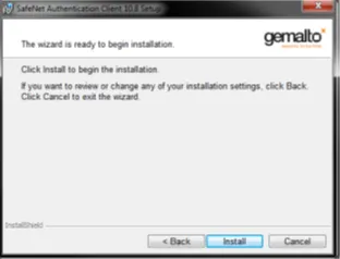 Confirmación para iniciar la instalación